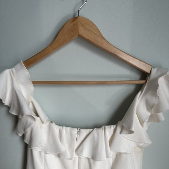 French Connection Whisper Light Ruffle Mini Dress - Picture 4 of 8